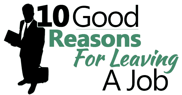 reasons for leaving a job for application