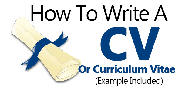 How To Write A Cv Curriculum Vitae Sample Template Included