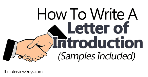 How To Write An Introduction Letter Samples Included