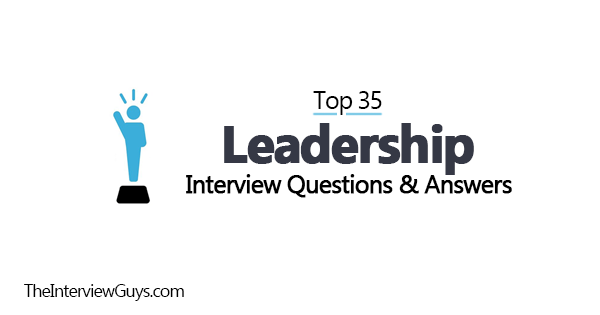 leadership interview questions