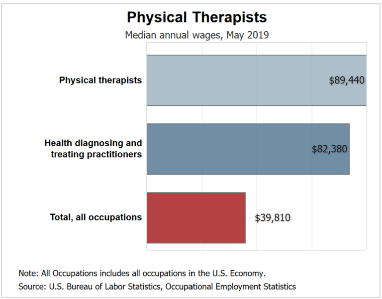 travel physical therapist annual salary