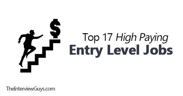 high paying entry level jobs