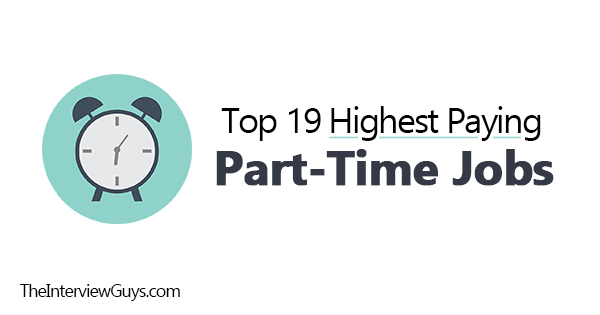 highest paying part time jobs