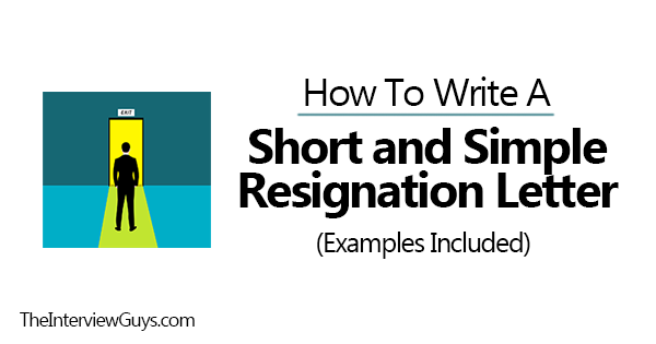 Letter sample resignation How to