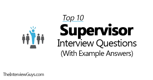 supervisor interview questions