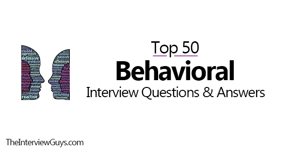 How to answer behavioral interview questions at your  job