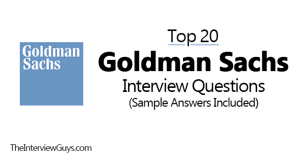 goldman sachs interview questions