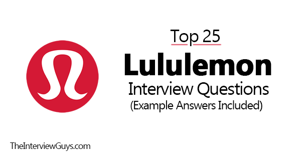 lululemon interview questions