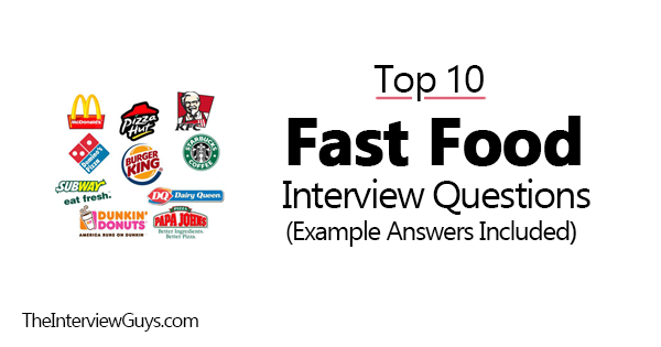 fast food interview questions
