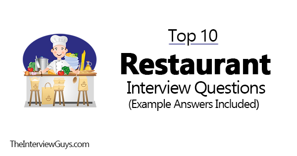 restaurant interview questions